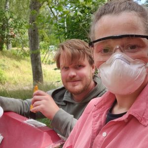 Glasfiber, spackel och glasfiberspackel